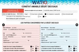 Mode d’emploi constat amiable de dégât des eaux digital avec WATIO