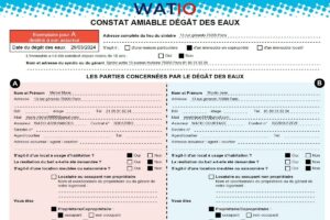 Constat amiable en cas de dégât des eaux : explications