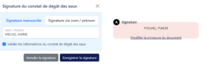 FAQ : Comment signer le constat amiable de dégât des eaux WATIO ?